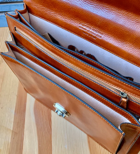 Leather <b>Briefcase</b>,Brown Leather <b>Briefcase</b>, Mens Leather <b>Briefcase</b>, Laptop Bag Gifts for Him Leather <b>Briefcase</b> Man - Product Image 3