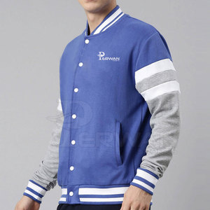 Logotipo personalizado Lettermen chaqueta de invierno para los hombres de moda nuevo diseño con cuello alto transpirable de secado rápido de alta calidad - Product Image 3