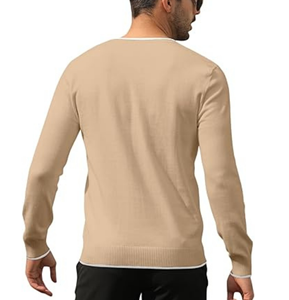 Vente en gros de sweats à col en V 100% coton pour hommes Collection hiver Sweat-shirt à capuche épais et lourd imprimé de logo personnalisé - Product Image 1
