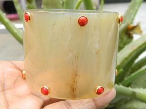 Vente chaude Vintage Corne Bracelet Manchette Bracelets avec Antique Look Bracelet Bijoux À La Main De Grossiste Indien - Product Image 6