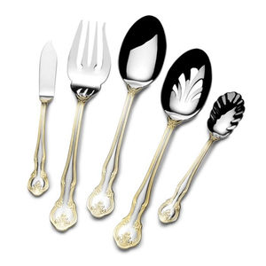 Cubiertos de acero inoxidable con acabado cepillado de diseño elegante, juego de cucharas de plata, fabricante al por mayor para el hogar, restaurantes, hoteles - Product Image 2