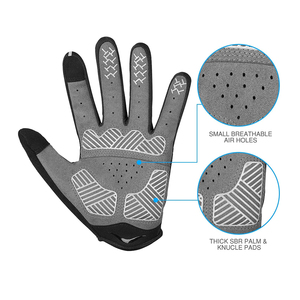 Sports de plein air Gants de cyclisme à tous les doigts Gants de vtt personnalisés antidérapants pour hommes VTT - Product Image 3