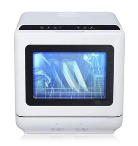Lave-vaisselle portable neuf, lave-vaisselle de comptoir avec réservoir d'eau intégré de 5 L, lave-vaisselle compact 360. Nettoyage de la cuisine, mini-lave-vaisselle - Product Image 1