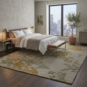 Tapis en laine tuftée haut de gamme avec détails tridimensionnels pour les intérieurs de boutiques et la décoration de sols haut de gamme - Product Image 5