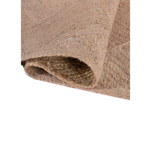 พรมลายเรขาคณิตจากเส้นใยป่านและปอกระเจาสีแดงและสีส้มแบบทอเรียบสำหรับใช้ในบ้าน-PDJT-765 - Product Image 2