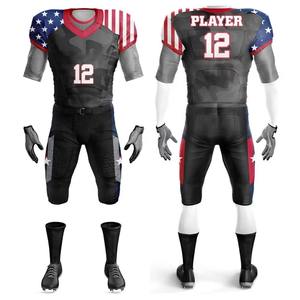 Precio al por mayor personalizado equipo deportivo sublimación uniformes de fútbol americano barato al por mayor personalizado bandera camisetas de fútbol - Product Image 4