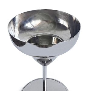 Antique Look Copper Margarita <b>Goblet</b> Glass, Margarita Cup NICKEL Color - Product Image 6