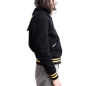 Chaqueta Varsity 100% Lana para Hombre, Talla Grande, Transpirable, Estilo Urbano, Invierno, Alta Calidad, Casual y Deportiva - Product Image 4