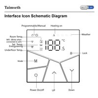 Termostatos Inteligentes para el Hogar con Sensor Remoto, Control de Temperatura Ambiente, Venta Directa de Fábrica, Eficiencia de Costos