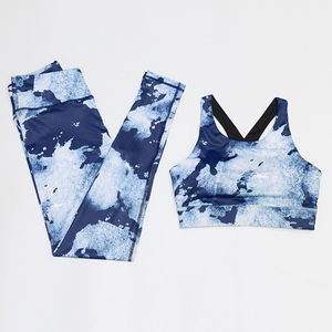 Vêtements en gros Dames Gym Fitness Sports Workout Yoga Set Seamless Women Active Wear Yoga Set avec logo personnalisé/taille/couleur - Product Image 6