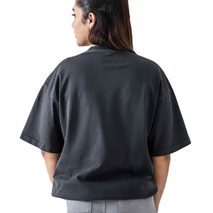 Camiseta de cuello redondo de media manga para mujer, venta al por mayor personalizada, algodón 100% de alta calidad para verano - Product Image 6
