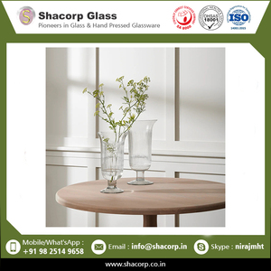 Lo más nuevo, florero de vidrio acanalado alto personalizado de excelente calidad Hurricane disponible a un precio razonable - Product Image 2