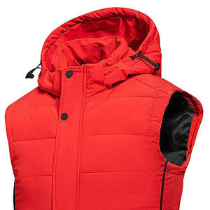 Veste matelassée personnalisée avec capuche pour hommes et femmes Manteau à capuche matelassé chaud Vêtements d'extérieur légers quantité minimale de commande bas Vente en gros - Product Image 6