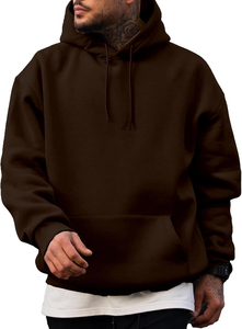 Sweat à capuche zippé pour homme Veste à capuche en coton molletonné personnalisée avec poche Vêtements d'extérieur d'hiver élégants Sweat-shirt de survêtement pour homme - Product Image 6
