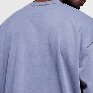 Camiseta de Algodón Orgánico de Alta Calidad para Hombre, Lavada al Ácido, Personalizable, para Gimnasio, Deporte, Secado Rápido, 100% Poliéster - Product Image 4