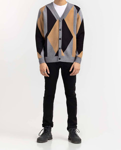 Pulls en coton décontractés pour hommes, tricotés à la main, respirants, de haute qualité, grande taille, vêtements de grande taille, pull pour hommes - Product Image 1