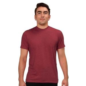 T-shirts en coton épais de haute qualité chiné noir surdimensionné personnalisés propres t-shirts en vrac 50% polyester 25% coton 25% rayonne t-shirts - Product Image 3