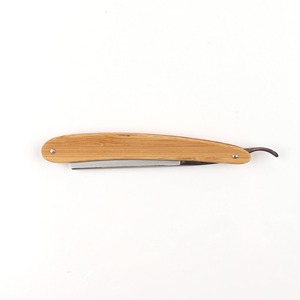 Venta al por mayor de hojas de afeitar con Etiqueta Privada, mango de madera, cuchillo plegable de acero inoxidable, afeitado de peluquería, maquinillas de afeitar rectas, cara y cuerpo - Product Image 2