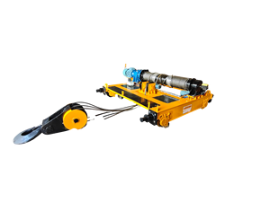 30 Ton EOT Crane Crab Unit | Double Girder Overhead Crane Trolley with Electric <b>Hoist</b> - Product Image 3