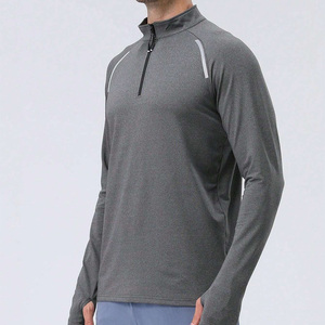 Ropa Deportiva de Manga Larga para Hombre, Personalizada al por Mayor, Compresión Ligera, Transpirable, Elástica en Cuatro Direcciones, Alta Elasticidad, Resistente al Viento - Product Image 2