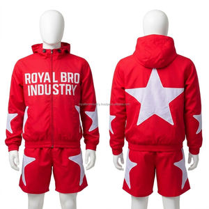 Ensemble de survêtement décontracté pour homme, tenue de sport, jogging, logo personnalisé, impression OEM, mode maternité, streetwear, sweat à capuche et pantalon de jogging - Product Image 4