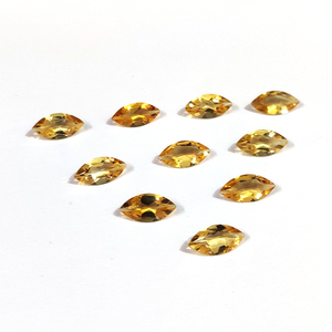 หินซิทรีนสีเหลืองทรงหลวมคุณภาพสูงขนาด12x6มม. ซิทรีนตัดมาคีส์ธรรมชาติสำหรับการทำเครื่องประดับผู้ผลิตโดยตรง - Product Image 5