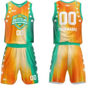 Maillots de basket-ball réversibles personnalisés de haute qualité pour hommes adultes, chemise athlétique sans manches en maille, antibactérienne, pour tous - Product Image 3