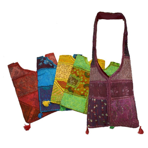 Prix du fabricant direct chanvre unisexe Jhola sacs avec multicolore et taille disponible sac de chanvre de qualité naturelle - Product Image 3