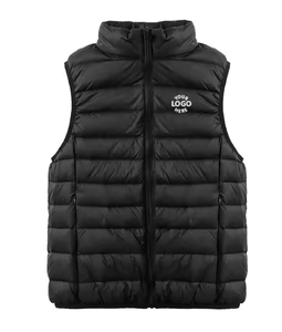 2025 personnalisé hommes réversible capuche bouffant gilet à la mode hiver sans manches bulle veste utilitaire vêtements d'extérieur Style Hip Hop - Product Image 2