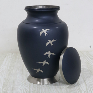 Urna de cremación más vendida para mantener urna de recuerdo de cenizas hecha de metal de la mejor calidad suministrada al por mayor por HHO - Product Image 2