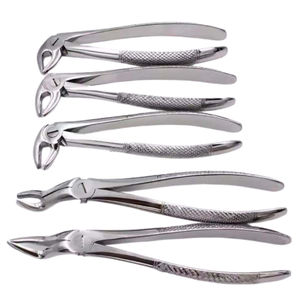 Ensemble de 10 pinces d'extraction dentaire durables, élévateurs en acier inoxydable, kit d'instruments chirurgicaux manuels pour hôpital et clinique - Product Image 5