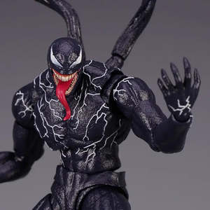 Figurine en plastique personnalisable Marvel Legends Venom, modèle de personnage de dessin animé de bonne qualité, jouet décoratif, nouvelle boîte, cible animale - Product Image 4