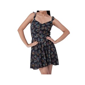 Wholesale Supply Modern Chiffon Cotton Floral Print A-Line Slim Fit Midi <b>Dress</b> for Office and Partywear Casual Wear - Product Image 4