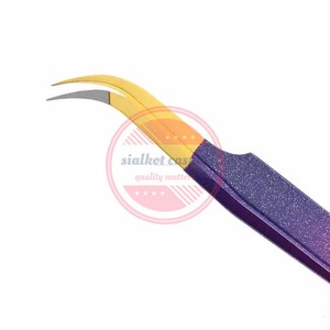 Pince à épiler pour extension de cils Pince à épiler en acier inoxydable de haute qualité pour salon - Product Image 2