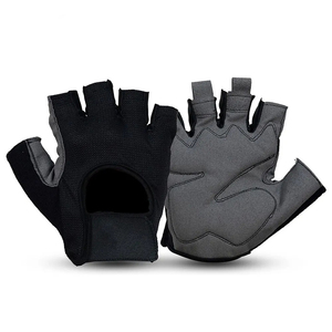 Anti-shrink Anti-Slip Gym Fitness <b>Gloves</b> Custom Workout-Use Leather <b>Weight</b> Lifting <b>Gloves</b> OEM Service Gym Fitness <b>Gloves</b> - Product Image 3