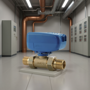 Válvula de Dos Vías Mut 1'' con Conexiones Macho-Macho 230V para Sistemas HVAC, Modelo 703001856 - Product Image 3