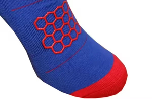 Factory Custom Design Men's Sports Soccer <b>Socks</b> with Honeycomb Pattern Double Anti-Slip <b>Grip</b> Football <b>Socks</b> - Product Image 4