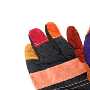 Gants de travail en cuir multicolore pour la construction de meubles et la menuiserie-Texture lisse 6mil/10mil Epaisseur renforcée Manchette - Product Image 4