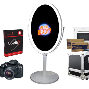 แพ็คเกจพรีเมียมบูธกระจกทรงรี PMB 300 รุ่นใหม่ - Product Image 1