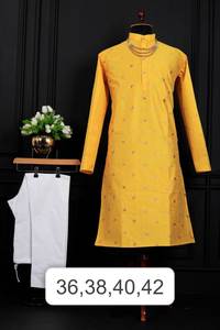 Best Fabric Jacquard Printed Work <b>Mens</b> <b>Kurta</b> Payjama Manufacturer From India At Cheap Rate Man Fashion Exporter For Sale - Product Image 4