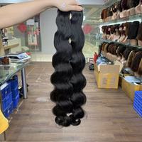 Extensions de cheveux humains de qualité supérieure, ondulées, avec mèches, de 16 à 32 pouces, épaisses et volumineuses.
