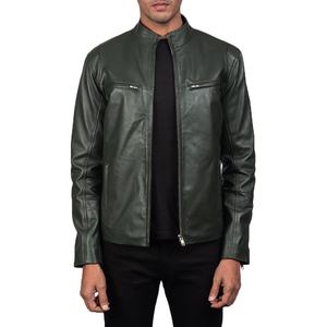 Material de cuero de alta venta, ropa de hombre, chaqueta de cuero, nuevo diseño, transpirable, cómoda, chaqueta de cuero para hombre de calle alta - Product Image 6