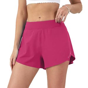 Shorts pour femmes à séchage rapide grande taille en gros Fitness Running Sport Layer taille élastique Shorts d'entraînement actifs pour les femmes - Product Image 1