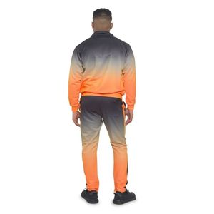 Ensemble de survêtement de football personnalisé pour hommes : vestes, hauts et pantalons pour l'automne – sublimation, échauffement, respirant, léger, 2 pièces - Product Image 2