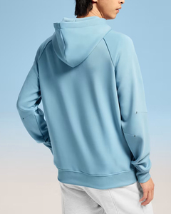 Sweat à capuche pour homme indispensable, fermeture éclair sur le devant, doux, chaud, en polaire, confortable, poche avant premium, vêtements d'hiver, capuche ajustable - Product Image 2