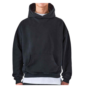Custom 420-600 Gsm High Quality <b>Men's</b> Oversized Winter <b>Hoodie</b> 100% Cotton Poly Sweatshirt Long Print Manufacturer's Collection - Product Image 2