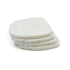 Bulk Supplier <b>White</b> Marble Cup <b>Coaster</b> Set in Modern Design Ideal for Home Hotel Best Bulk Wholesale Price from Indian Factory - Product Image 6