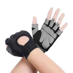 Guantes de fitness para gimnasio antideslizantes más vendidos Guantes de levantamiento de pesas de cuero para uso en Entrenamiento Personalizados Servicio OEM Guantes de fitness para gimnasio - Product Image 3