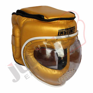 Vente en gros 2025 Protège-tête de sport pour adultes de haute qualité pour l'entraînement de boxe et de MMA Nouvelle arrivée Protecteur de visage portable Équipement en cuir - Product Image 2