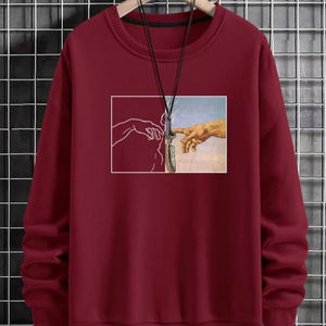 Sweat-shirt à capuche imprimé tendance pour hommes 100% coton doux personnalisable pour la saison d'hiver fabriqué au Pakistan - Product Image 1